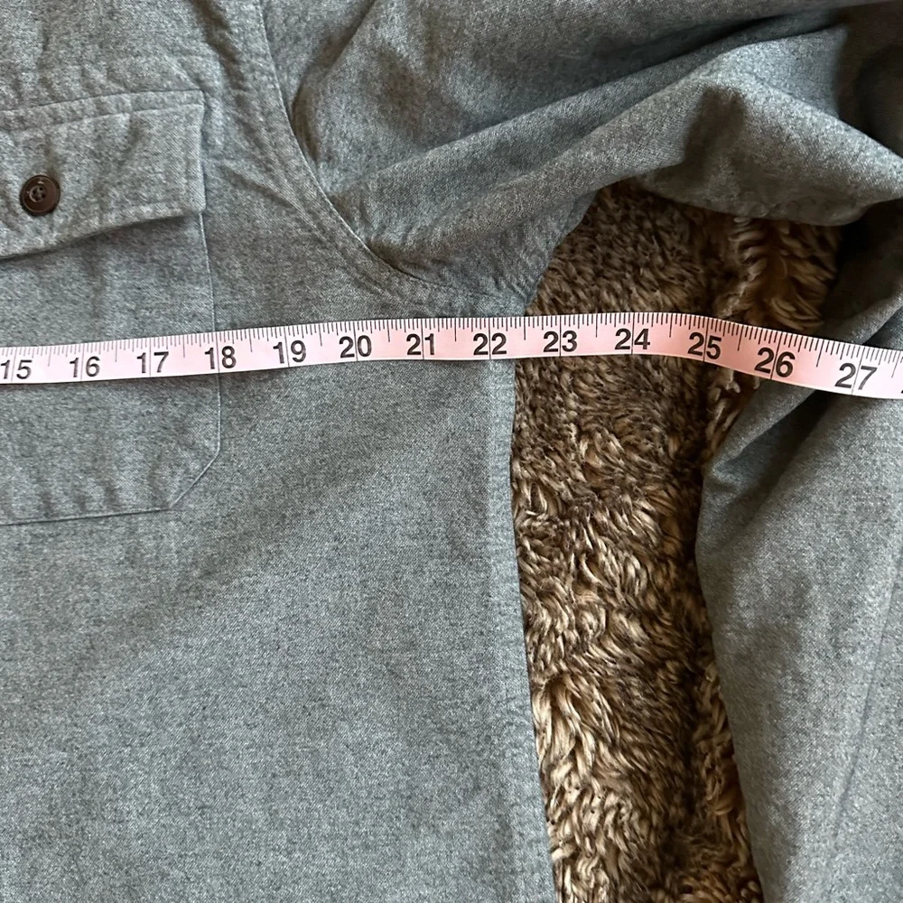 Unworn / NWOT LL Bean Men’s slim fit Chamois Shirt Medium Tall. Gray. - Picture 3 of 7